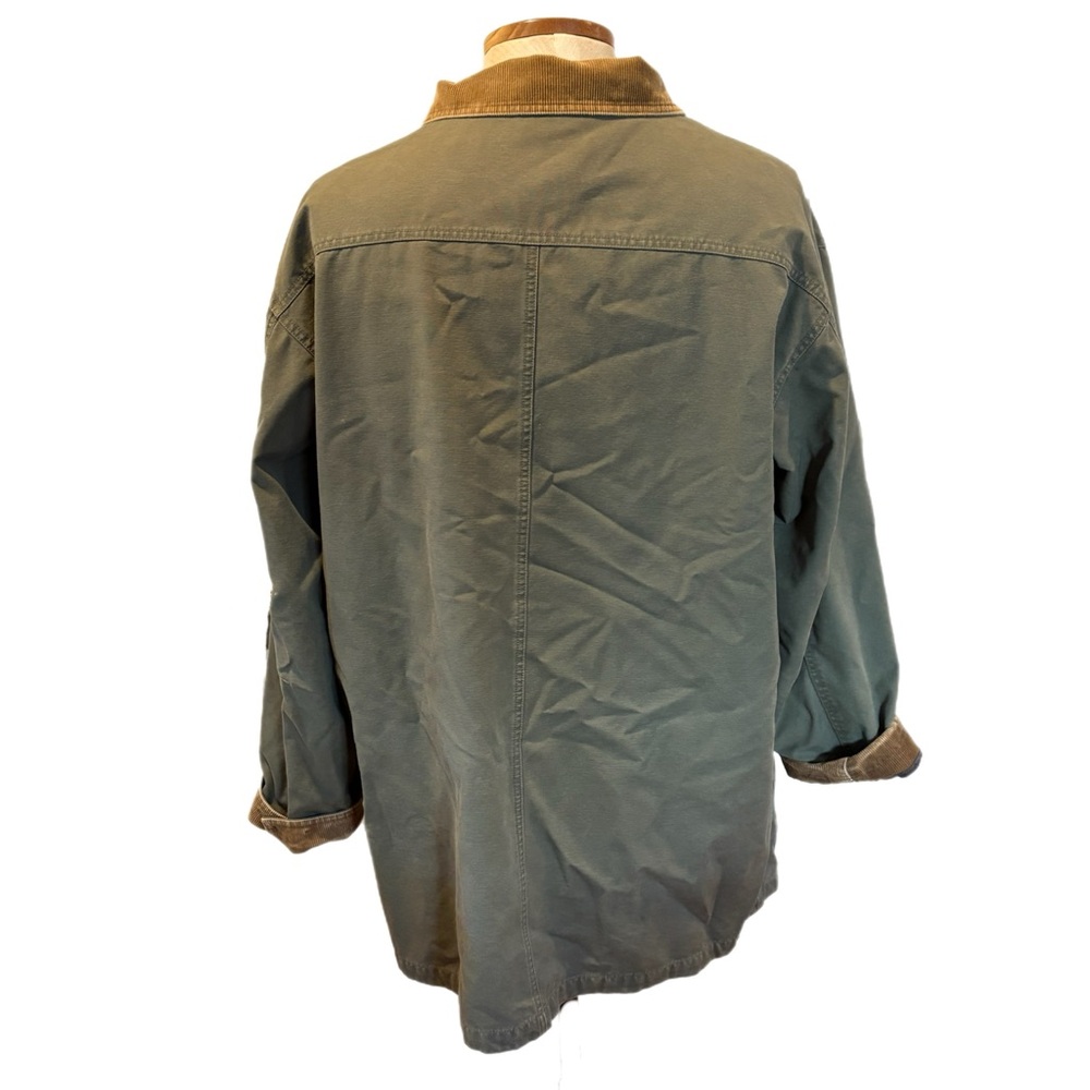 L.L. Bean Barn Chore Jacket with Corduroy collar XXL Tall in cotton canvas - Picture 2 of 9